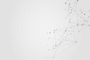 Abstract connecting dots, Polygonal background, connection technology design, photo