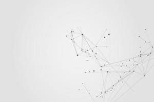 Abstract connecting dots, Polygonal background, connection technology design, photo