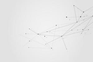 Abstract connecting dots, Polygonal background, connection technology design photo