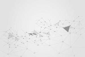 Abstract connecting dots, Polygonal background, connection technology design, photo