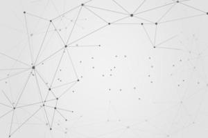 Abstract connecting dots, Polygonal background, connection technology design, photo