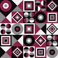 Colorful neogeometric pattern. Modern style. Gray-pink objects photo