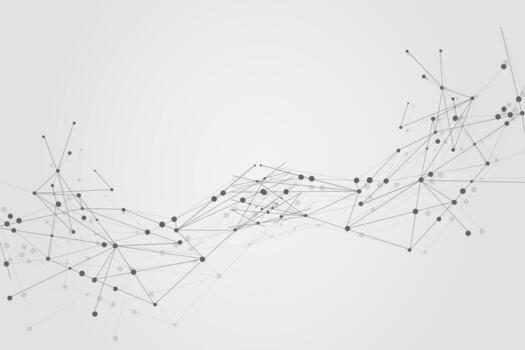 Abstract connecting dots, Polygonal background, connection technology design photo