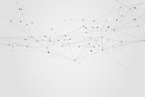 Abstract connecting dots, Polygonal background, connection technology design photo