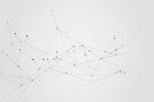 Abstract connecting dots, Polygonal background, connection technology design photo