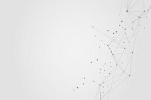 Abstract connecting dots, Polygonal background, connection technology design, photo