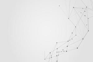 Abstract connecting dots, Polygonal background, connection technology design, photo