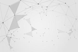 Abstract connecting dots, Polygonal background, connection technology design, photo