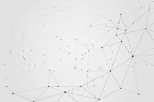 Abstract connecting dots, Polygonal background, connection technology design, photo