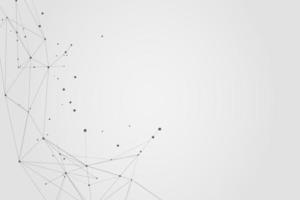 Abstract connecting dots, Polygonal background, connection technology design, photo