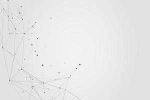 Abstract connecting dots, Polygonal background, connection technology design, photo