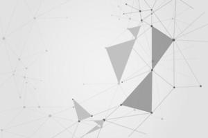 Abstract connecting dots, Polygonal background, connection technology design, photo