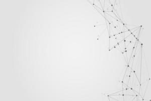 Abstract connecting dots, Polygonal background, connection technology design, photo