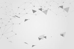 Abstract connecting dots, Polygonal background, connection technology design, photo