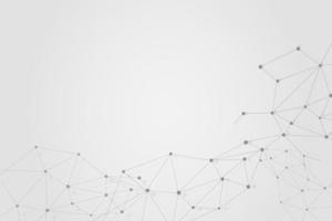 Abstract connecting dots, Polygonal background, connection technology design, photo