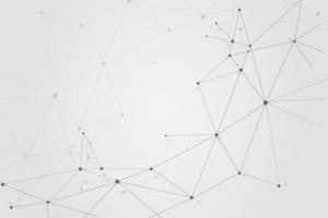 Abstract connecting dots, Polygonal background, connection technology design, photo