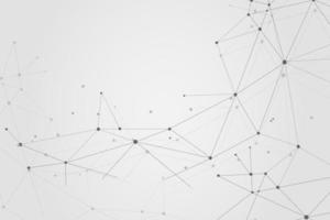 Abstract connecting dots, Polygonal background, connection technology design, photo