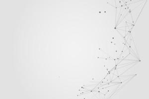 Abstract connecting dots, Polygonal background, connection technology design, photo