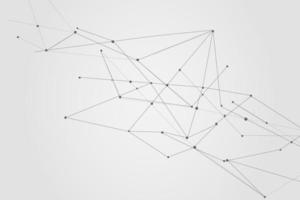 Abstract connecting dots, Polygonal background, connection technology design, photo