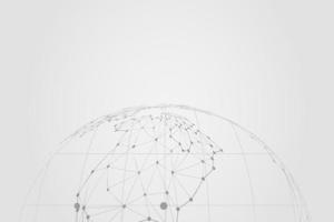 Abstract connecting dots, Polygonal background, connection technology design, photo