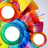 Multicolor abstract bright background. Elements for design. Eps10. vector