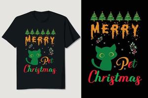 diseño de camiseta de navidad vector