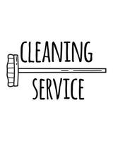 Cleaning service. House cleaning. Vector illustration. Doodle style. Cleaning service flyer.