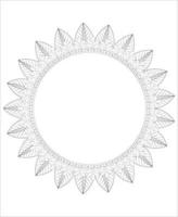 mandala background design vector