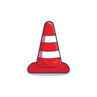 Traffic cone premium vector road divider tool