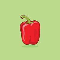 vector of peppers in cartoon style premium vector healthy food collection