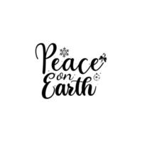 Peace on earth vector