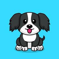 Vector illustration of a cute and adorable puppy