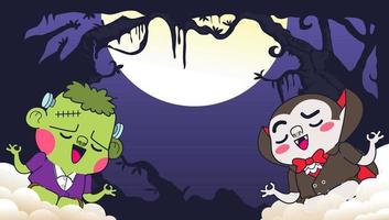 halloween background vector illustration