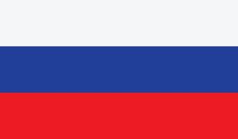 vector illustration of Russia flag.