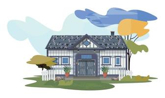 House in Finland vector