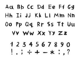 alfabeto texturizado vectorial vector
