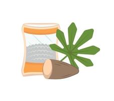 Vector Illustration of Tapioca