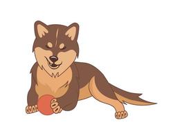 Shiba Inu Dog vector