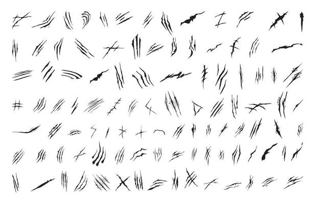 Set of Scratches