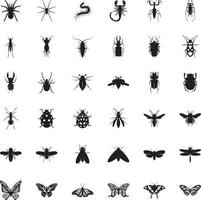 Set of Insects vector