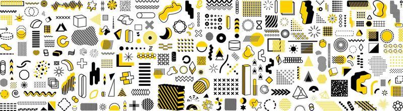 Set of Abstract Figures, Symbols and Icons