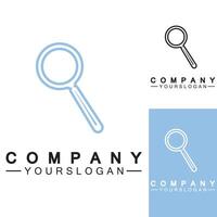 Magnifying glass line icon, outline vector sign, Search symbol, logo illustration.