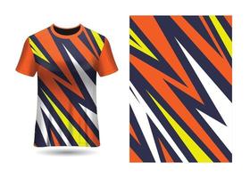 T-shirt sports abstract texture design jersey for racing soccer gaming motocross cycling vector