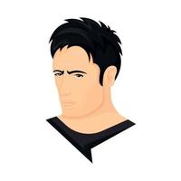 Illustration of the Man with Haircut vector