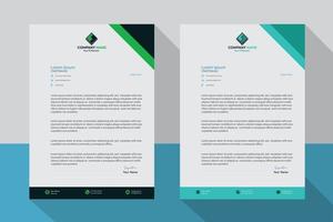 Creative bundle letterhead design. Simple business letterhead design letterhead bundle design vector