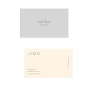 Simple minimalist Business cards desgin vector