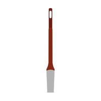 Chisel point vector icon illustration design. Flat tool hand work industry element cartoon. Dig mining object metal equipment