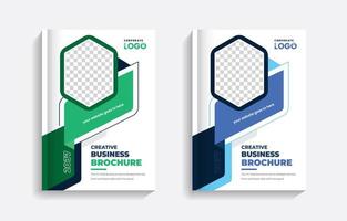 Corporate Business Brochure Cover Template. Corporate cover design theme layout abstract colorful creative and modern pages theme vector