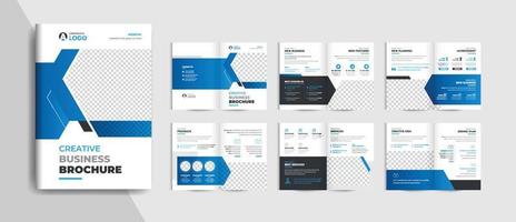 Business brochure design template vector