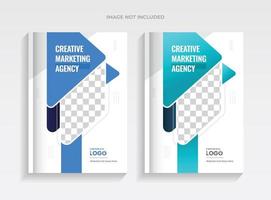 Corporate Business Brochure Cover Template. Corporate cover design theme layout abstract colorful creative and modern pages theme for multipurpose use vector